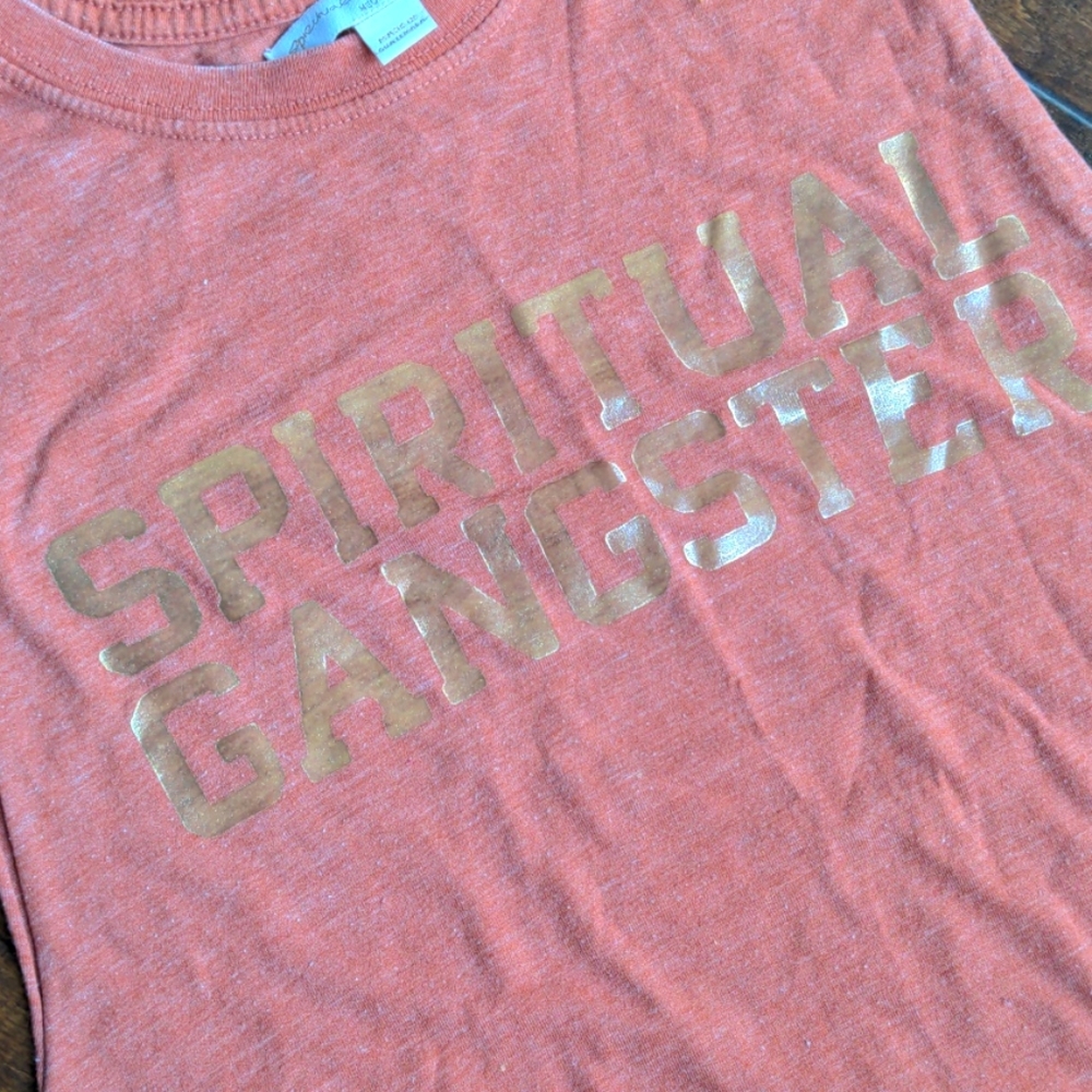 Spiritual gangster muscle tee